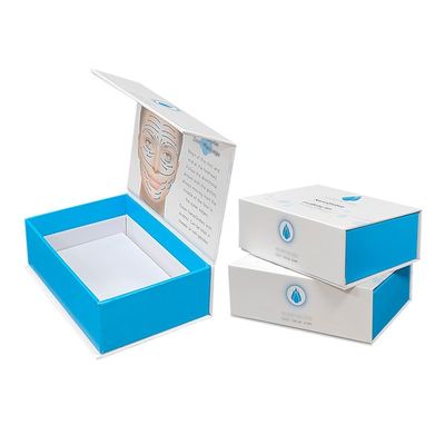 Flapbox Custom Luxus Magnetische Verpackung Hautpflege Produkt Schaum Magnetbox einfügen