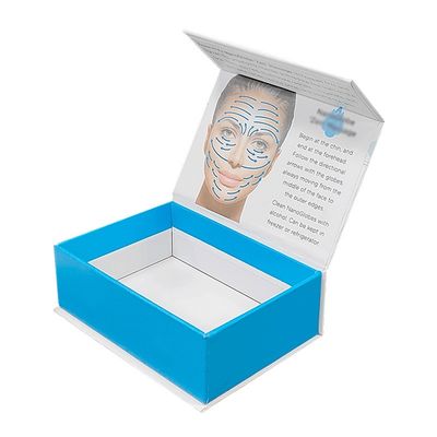 Flapbox Custom Luxus Magnetische Verpackung Hautpflege Produkt Schaum Magnetbox einfügen