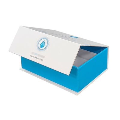 Flapbox Custom Luxus Magnetische Verpackung Hautpflege Produkt Schaum Magnetbox einfügen