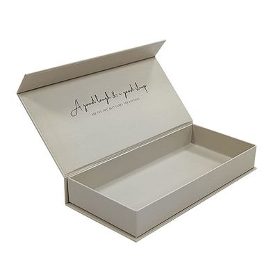 Weißes, stilvolles, magnetisches Verpackungsfach mit UV-Beschichtung, flip-magnetisches Geschenkfach für Aufkleber
