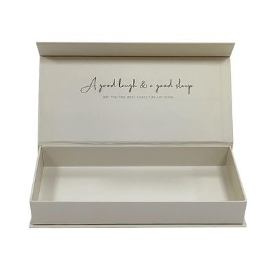 Weißes, stilvolles, magnetisches Verpackungsfach mit UV-Beschichtung, flip-magnetisches Geschenkfach für Aufkleber
