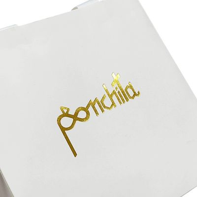 Luxus Kleidung Papier Einkaufstüten Weiße Geschenktüten mit Bandgriffe