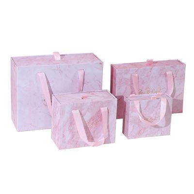 Luxus starres Papier Kleine Schubladenbox Verpackung mit benutzerdefiniertem Logo und recycelbarem Material
