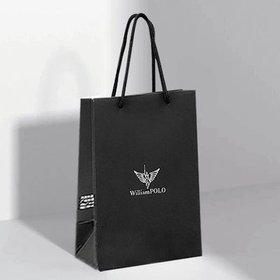 Zusammensetzbare, zusammenklappbare, recycelte Papiertaschen, Boutique-Papiertaschen mit Griff