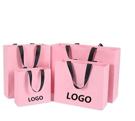 Exquisite Handlänge Griff Versiegelung Karton Luxus-Multikolor-Drucktaschen