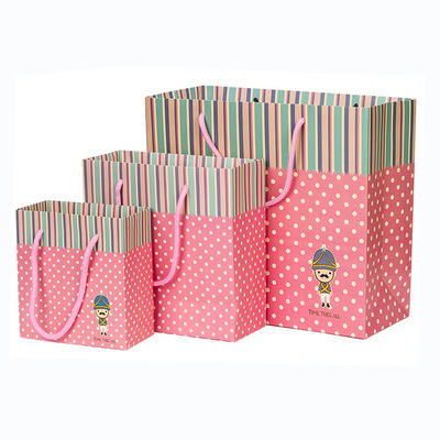 Exquisite Handlänge Griff Versiegelung Karton Luxus-Multikolor-Drucktaschen