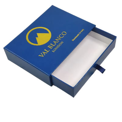 Luxuriöses Logo Kleine Schublade Karton Schmuckverpackung Schublade Schublade Papierkiste zum Geschenk mit Halskette