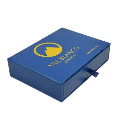 Luxuriöses Logo Kleine Schublade Karton Schmuckverpackung Schublade Schublade Papierkiste zum Geschenk mit Halskette