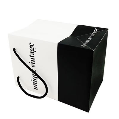 Verpackung Einzelhandel Papiertaschen Luxus-Einkaufsgutsäcke mit Griff für Schmuck Gewerbe Kleinunternehmen