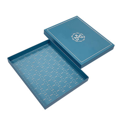 Eigenes Logo Karton abnehmbare Deckel 2 Stück starre Kisten kundenspezifische dünne Verpackungskiste mit Logo für T-Shirt Kleidung
