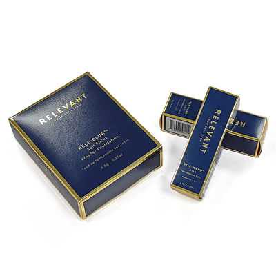 Custom-Farbe Lippenstift Klappkarton-Parfümflasche Lippenstift Geschenk Kosmetik Verpackung Papier Farbbox