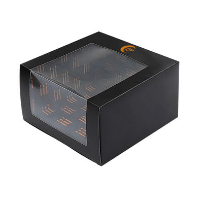 Papier Hut Verpackung Baseball Cap Fenster Geschenkbox mit klarem PVC Fenster für Baseball Cap