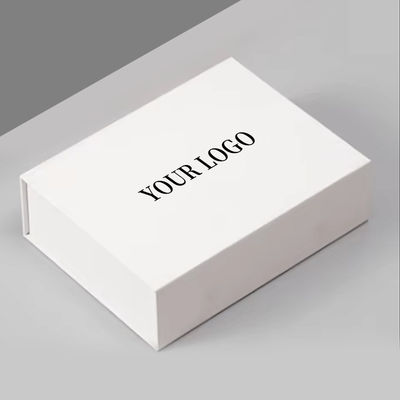 Custom Folding Flip Paper Box mit Druckschnitten Oberseite Automatisches Schloss Unten Anzeigepapierbox Weiße Umkehrklappschachtel Endverpackungskiste