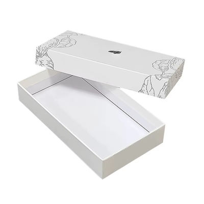 Personalisiertes Logo Zwei Stück Deckel und Basis Karton Geschenkverpackung 2 Stück abnehmbare harte Verpackungskiste für Brieftasche und Handtasche
