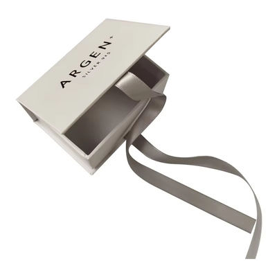 Custom-Halsband Schmuck Karton-Luxus-Geschenk-Box Verpackung mit Band Premium-magnetische Geschenk-Box
