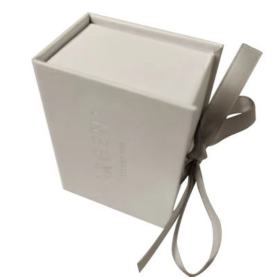 Custom-Halsband Schmuck Karton-Luxus-Geschenk-Box Verpackung mit Band Premium-magnetische Geschenk-Box