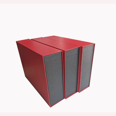 Magnetische Buchform Geschenk-Box aus Magnetpapier und Magnetverschluss aus Pappe für Augencreme und Schmuck