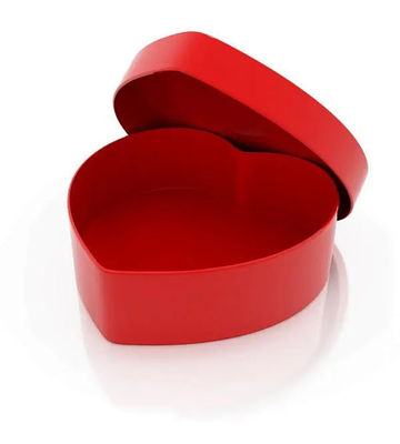 Custom Herz-förmige Geschenkbox starre Schachteln für Schokoladenverpackung von Schmuck und Blumen