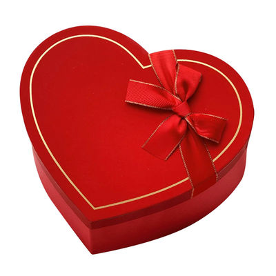Custom Herz-förmige Geschenkbox starre Schachteln für Schokoladenverpackung von Schmuck und Blumen