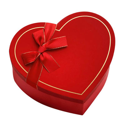 Custom Herz-förmige Geschenkbox starre Schachteln für Schokoladenverpackung von Schmuck und Blumen