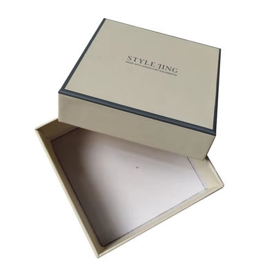 Schmuckverpackungskisten für Schmuck auf Maß Deckel und Boden starre Zwei-Piece-Papier-Verpackungskiste Halskette Ring-Box für Handwerk