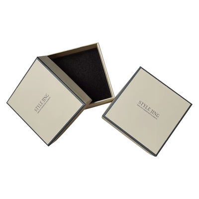 Schmuckverpackungskisten für Schmuck auf Maß Deckel und Boden starre Zwei-Piece-Papier-Verpackungskiste Halskette Ring-Box für Handwerk
