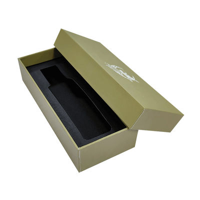 Custom Logo Kleines Gold Luxus Deckel und Basis Parfümflasche Steifkarton Papier Geschenkbox