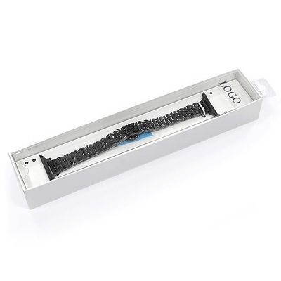Customized Logo Luxusuhr Gürtel Kartonverpackung Kiste lange Uhr Kiste Halskette Armband Uhr Gürtel Geschenk
