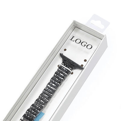 Customized Logo Luxusuhr Gürtel Kartonverpackung Kiste lange Uhr Kiste Halskette Armband Uhr Gürtel Geschenk