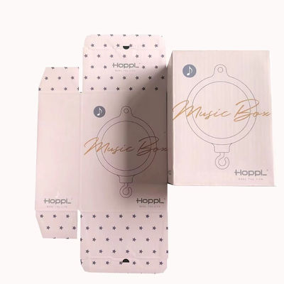 Professionelle individuelle Druckfarbkartonverpackung Wellpappebox Flötebox Tuckverpackungskisten zum Verpacken