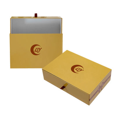 Custom Slide-Schublade Geschenk-Papier-Box mit Farbdruck für Geschenk-Sets Verpackungspakete Papier starre Box