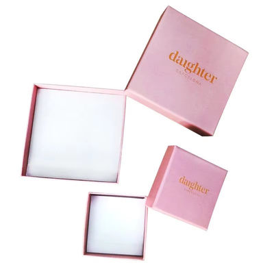 Custom personalisierte Schmuckverpackung Box Halskette Ring Ohrring Armband Geschenkbox mit Logo