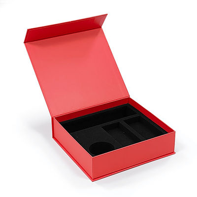 Personalisierte Luxus-Geschenkverpackung Magnetische Steifpapierbox mit Magnetklappen
