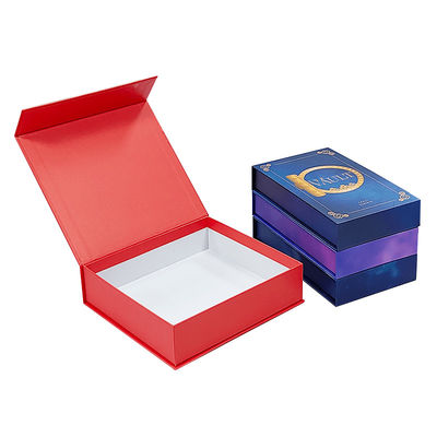 Personalisierte Luxus-Geschenkverpackung Magnetische Steifpapierbox mit Magnetklappen