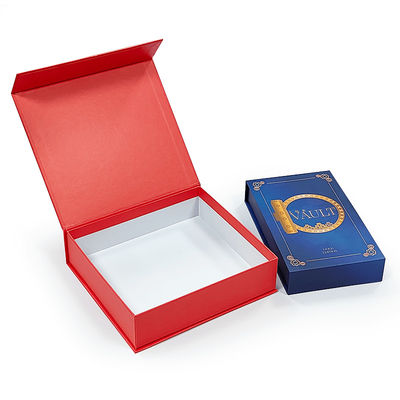 Personalisierte Luxus-Geschenkverpackung Magnetische Steifpapierbox mit Magnetklappen