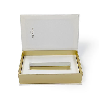 Magnetisch geschlossene Geschenkbox mit individuellem Logo, Magnetkarton für Parfüm-Kosmetikverpackungen