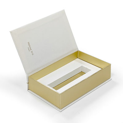 Magnetisch geschlossene Geschenkbox mit individuellem Logo, Magnetkarton für Parfüm-Kosmetikverpackungen