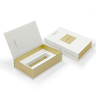 Magnetisch geschlossene Geschenkbox mit individuellem Logo, Magnetkarton für Parfüm-Kosmetikverpackungen