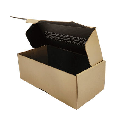 FSC-Zertifikat leicht zu zerreißendes Öffnungssiegel Braun Kraft Wellkarton Versandbox Reißverschluss Mailerboxen