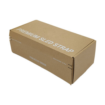 FSC-Zertifikat leicht zu zerreißendes Öffnungssiegel Braun Kraft Wellkarton Versandbox Reißverschluss Mailerboxen