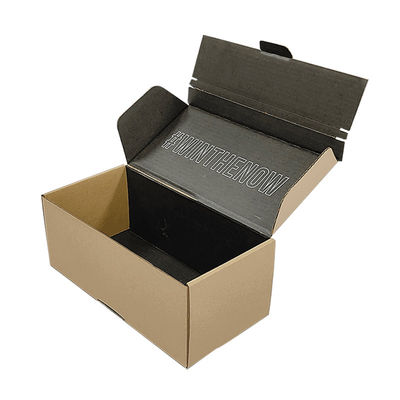 FSC-Zertifikat leicht zu zerreißendes Öffnungssiegel Braun Kraft Wellkarton Versandbox Reißverschluss Mailerboxen