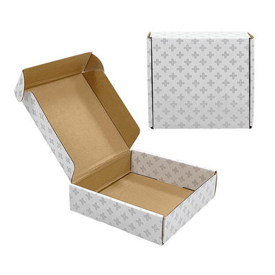 Lieferung Versandkarton Packungskisten Klapppapierplatten Kraft gewölbte weiße Mailerverpackungskiste