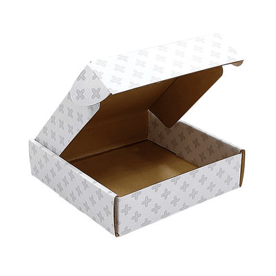 Lieferung Versandkarton Packungskisten Klapppapierplatten Kraft gewölbte weiße Mailerverpackungskiste
