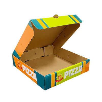 Kraftpapier, gewölbt, recycelt, mit individuellem Logo Verpackung, Klappkartoffeln, Chips, Pizza-Box, Verpackung