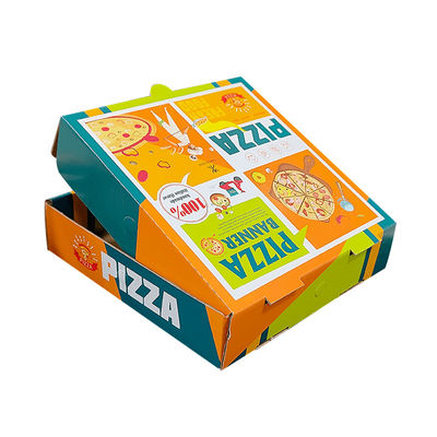 Kraftpapier, gewölbt, recycelt, mit individuellem Logo Verpackung, Klappkartoffeln, Chips, Pizza-Box, Verpackung