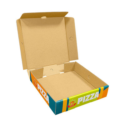 Kraftpapier, gewölbt, recycelt, mit individuellem Logo Verpackung, Klappkartoffeln, Chips, Pizza-Box, Verpackung