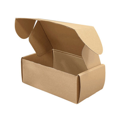 Custom Logo Druck Umweltfreundliche Lieferung Braunes Kraftpapier Karton Mailer Versand Postfach
