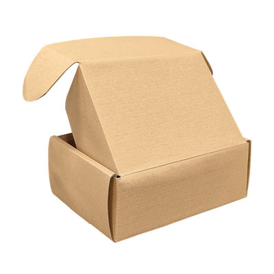 Custom Logo Druck Umweltfreundliche Lieferung Braunes Kraftpapier Karton Mailer Versand Postfach