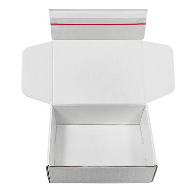 Custom Logo Wellkarton Versand E-Commerce Verpackungskiste Tränenstreifen Reißverschluss