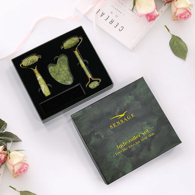 Customized Logo Premium Grünkarton Deckel Oberdeckel Und Unter Luxus Kosmetik Verpackung Geschenkbox